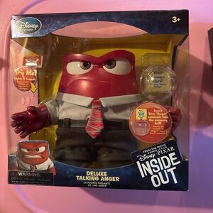 Disney Inside Out Deluxe Talking Anger Figure - Red and White